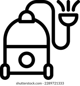 vacuum  Vector illustration on a transparent background. Premium quality symmbols. Thin line vector icons for concept and graphic design.