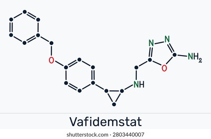 Vafidemstat molecule. ORY-2001, epigenetic drug alzheimer's disease, LSD1 inhibitor, lysine-specific demethylase 1 inhibitor