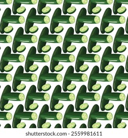 vagetable pattern design without background