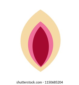 vagina icon. vector illustration