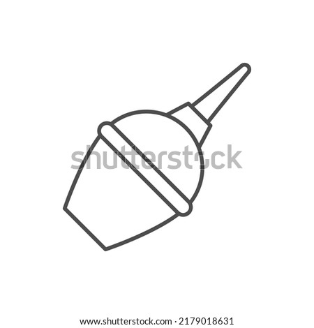 Vaginal douche line outline icon