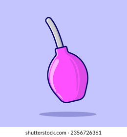 Vaginal Douche Vector, Illustration, Icon Isolated
