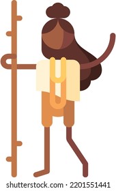 vagrant isolated design element stock illustration. Vector on a white background