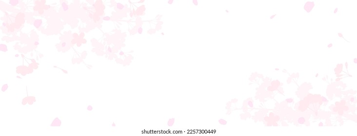 A vague and fluffy image of cherry blossoms