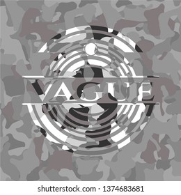 Vague on grey camouflaged pattern
