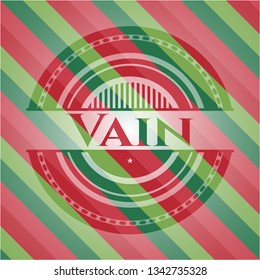 Vain christmas badge.