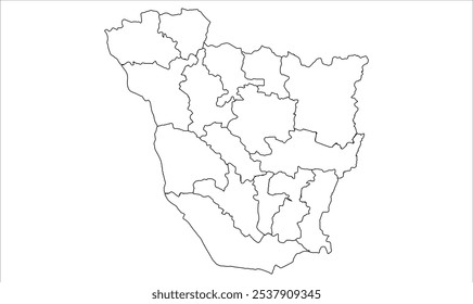 Vaishali District map outline ,Vaishali District, Bihar State, Republic of India, Government of Bihar, Indian territory, Eastern India, politics, village, tourism
