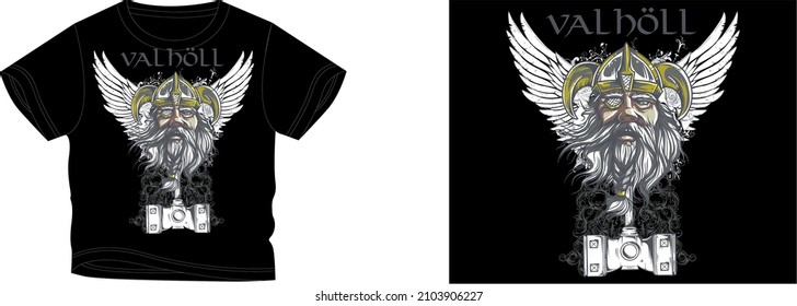 VALBOLL torife flying old man t-shirt design background color is a black and t-shirt color is a black beautiful color and beautiful design