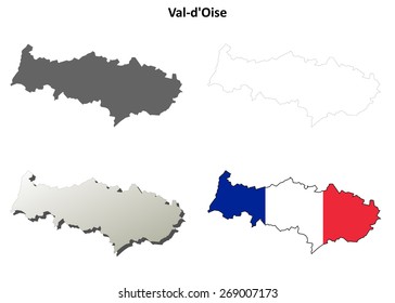 val d oise map Val D Oise Map Images Stock Photos Vectors Shutterstock val d oise map