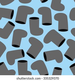 Valenki seamless pattern. Background of Russian Winter boots. Traditional footwear in Russia.
