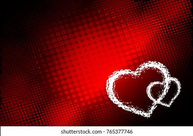 tarjeta de día de San Valentín - ilustración vectorial