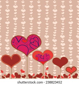 Valentin seamless pattern  Heart Love 