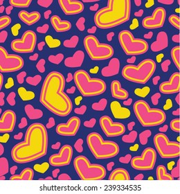 Valentin seamless pattern  Heart Love 