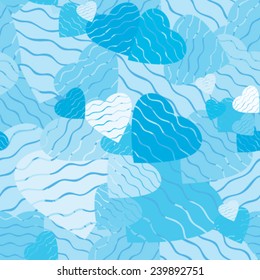 Valentin seamless pattern  Heart Love 