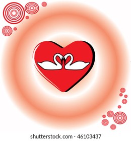 valentina's day greeting card illustration