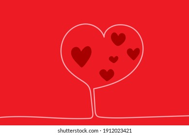 valentine abstract background of love