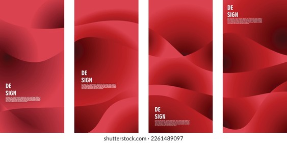 a valentine abstract background with red gradient in eps mode 