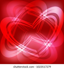 valentine abstract design