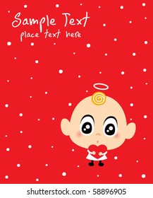 valentine angel boy