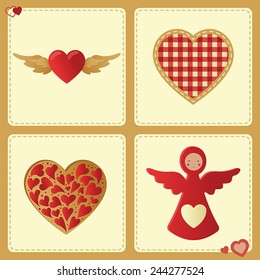 valentine angel love hearts