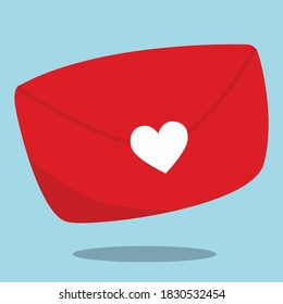 valentine animals envelope design vector illustration