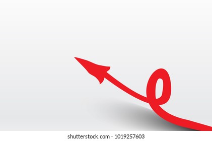 valentine arrow background vector