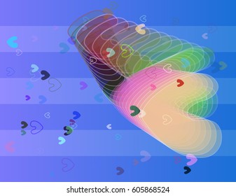 valentine art texture