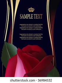 Valentine background. All elements and textures are individual objects. Vector illustration scale to any size.