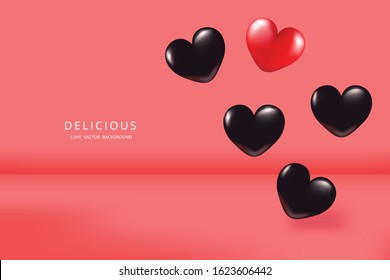 Featured image of post Heart 3D Black Love Wallpaper