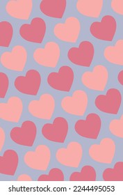 Valentine background. Creative illustration for backgrounds, posters, pamphlets, cards and design materials