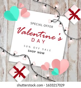 Valentine background design. can be used for banner, poster, flyer and greeting card