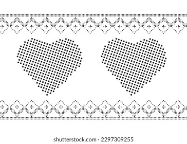 valentine background dot vector for wall paper shirt banner icon presentation web cloth 