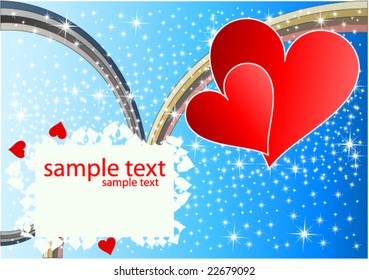 Valentine background elements