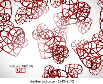 valentine background, eps10