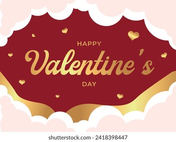 valentine background with full of romance and love