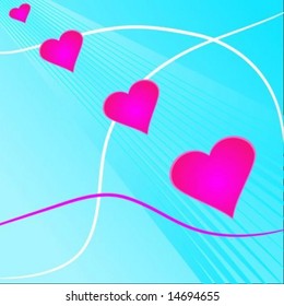 Valentine background with heart