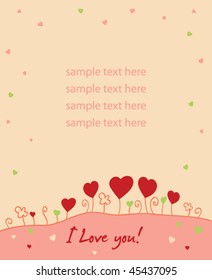 Valentine background with heart