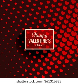 valentine background with hearts