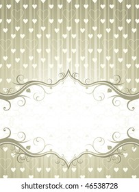 valentine background with hearts