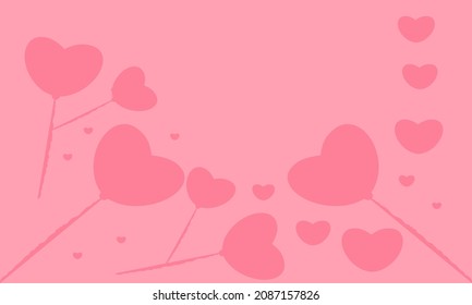 fondo valentino con diseño de corazones