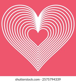 Valentine background with hearts falling. vector illustration. EPS 10 AI