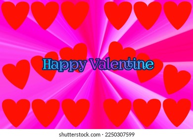 Antecedentes de San Valentín con corazones. Valentina de fondo del vector