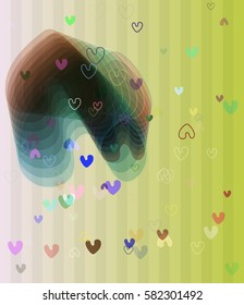 valentine background icon