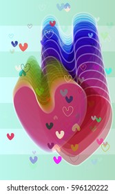 valentine background icon
