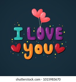 Valentine Background -  I Love You
