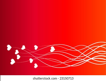 valentine background with space for text