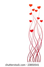 valentine background with space for text