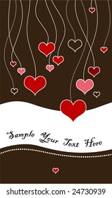 Valentine background with space for your text