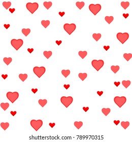 valentine background vector with icon design heart. use card to lover and you.