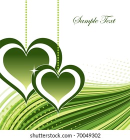 Valentine Background. Vector Illustration.